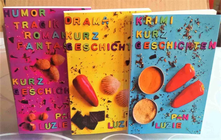 Bild: #Drei weitere #Kurzgeschichten-Printbücher von #Luzie Pan veröffentlicht