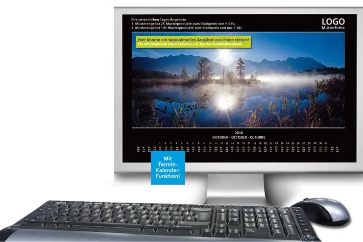 Bild: Der Desktopkalender als Werbemedium bei profil werbeartikel