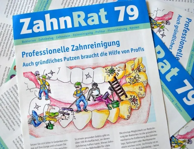 Bild: Thüringer Zahnärzte informieren über Professionelle Zahnreinigung