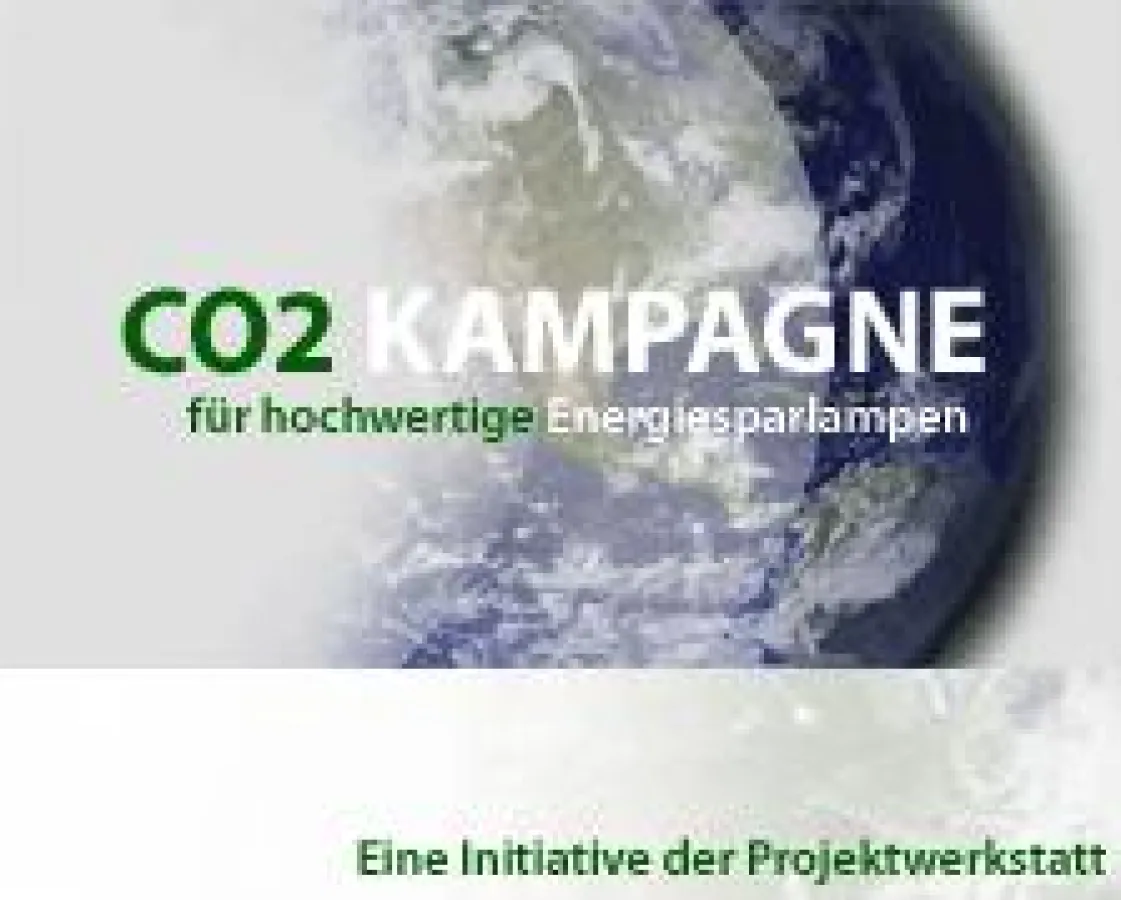 CO2 Kampagne mit Energiesparlampen
