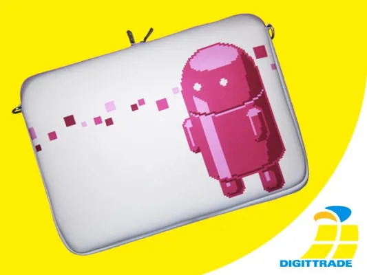 Bild: Rückkehr aus fernen Galaxien: „Pink Robot“ bekommt seinen Auftritt auf einer Laptophülle