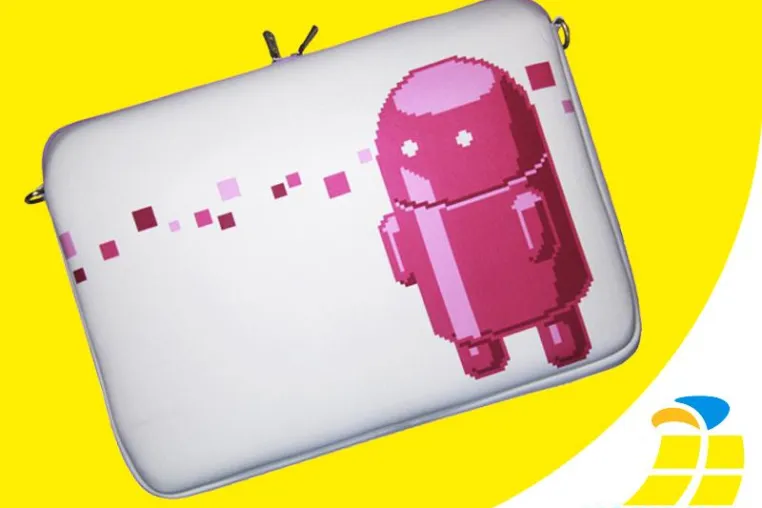 Bild: Rückkehr aus fernen Galaxien: „Pink Robot“ bekommt seinen Auftritt auf einer Laptophülle
