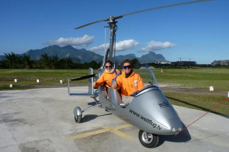 Weltreise mit Gyrocopter erfolgreich abgeschlossen Bild: Weltreise mit Gyrocopter erfolgreich abgeschlossen