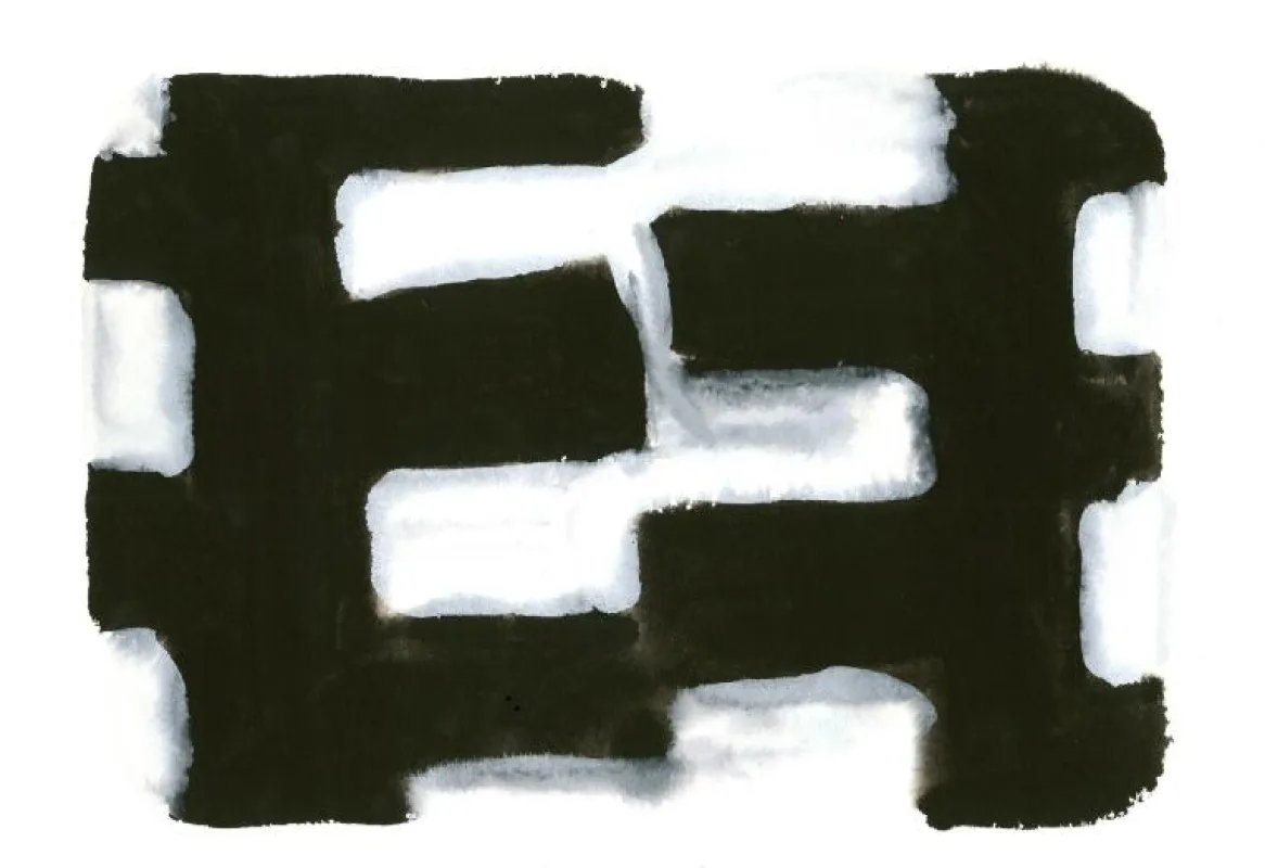 Rupert Eder, BLACK BOOK, 2008, Aquarell/Papier, 26 x 36 cm