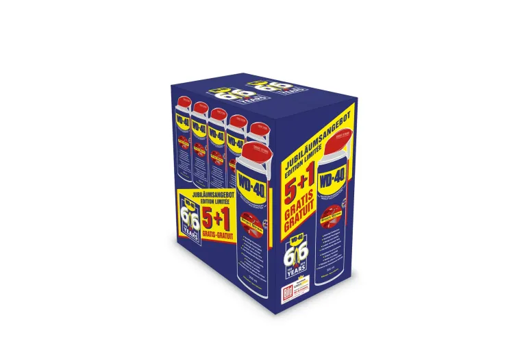 WD-40® Jubiläumsangebot – 300ml GRATIS Bild: WD-40® Jubiläumsangebot – 300ml GRATIS