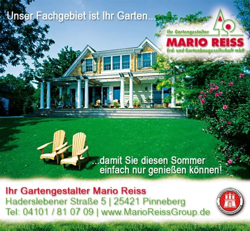 Bild: Den Sommer im Garten einfach nur Genießen – dank „Ihrem Gartengestalter Mario Reiss“