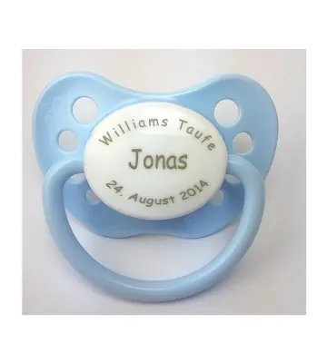 Bild: Alles Gute zur Taufe – Schnuller als Platzkarte