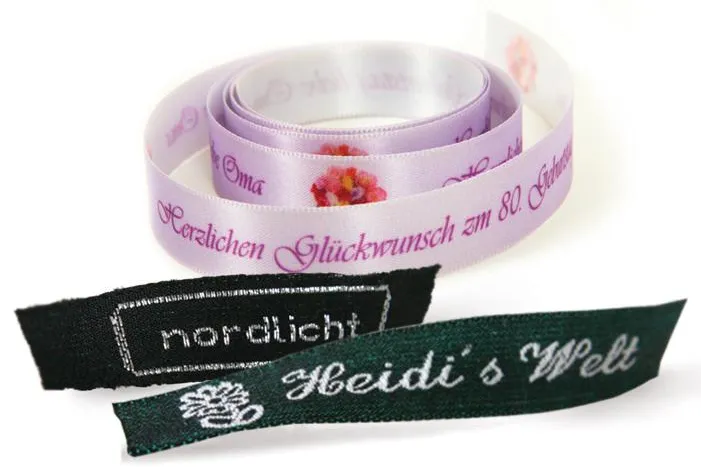 Dortex-Textiletiketten online selbst gestalten: Für Handarbeiten und Designerstücke mit Niveau Bild: Dortex-Textiletiketten online selbst gestalten: Für Handarbeiten und Designerstücke mit Niveau