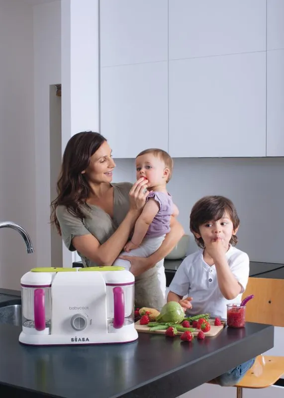 Clevere Mamas kochen mit dem Babycook® Duo, denn mit ihm kann man im Handumdrehen zwei Gerichte gleichzeitig zubereiten.