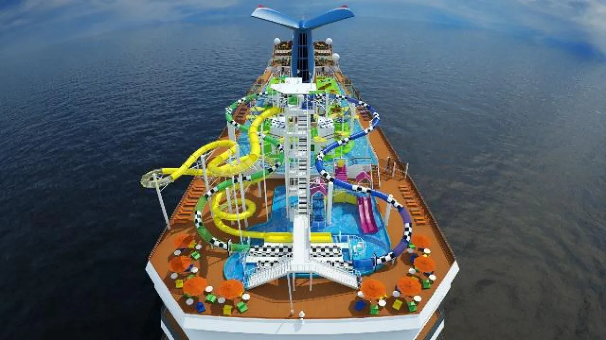 Wasserspass an Bord der renovierten Carnival Elation