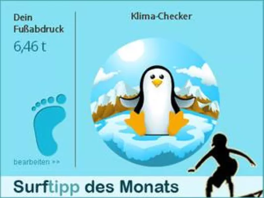 Bild: Surftipp des Monats: ecogoods CO2-Rechner von der Kampagne „Klima sucht Schutz“ ausgezeichnet