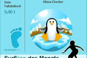 Bild: Surftipp des Monats: ecogoods CO2-Rechner von der Kampagne „Klima sucht Schutz“ ausgezeichnet