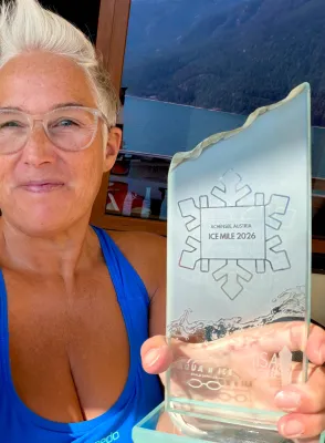 Bild: 49 Minuten im Eiswasser: Kerstin Kuntze gelingt mit 60 eine Sensation