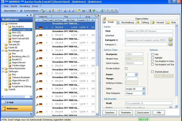 Auction Studio 2006: Der mächtige Allrounder für den eBay-Verkäufer Bild: Auction Studio 2006: Der mächtige Allrounder für den eBay-Verkäufer
