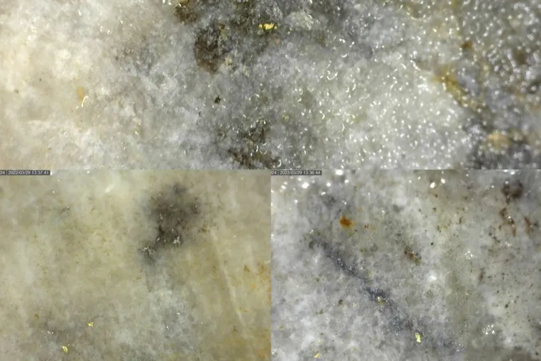 Bild: Sitka Gold entdeckt sichtbares Gold 3,6 km von Blackjack-Entdeckung