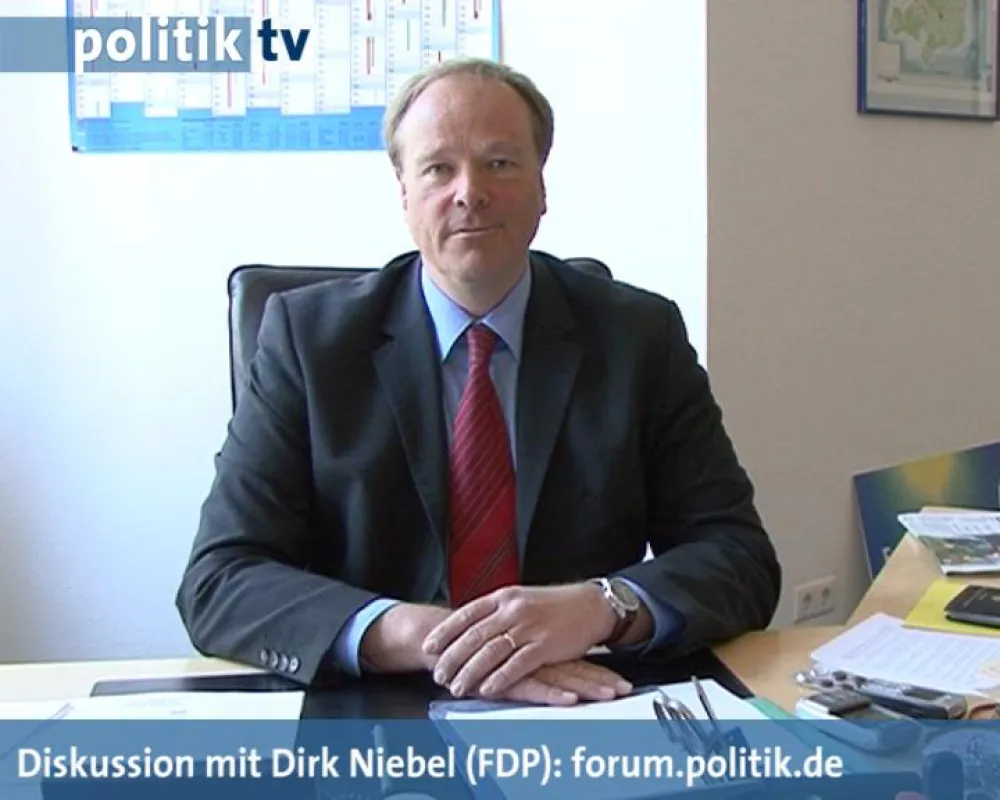 Video-Diskussion über Mindestlöhne mit FDP-Generalsekretär Dirk Niebel