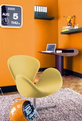 Bild: Wände in Orange