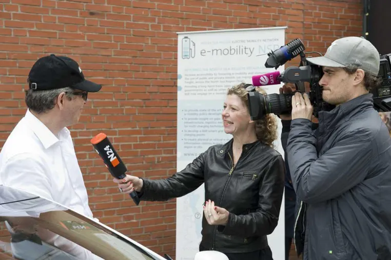Bild: 3 Teams, 11 Partner, 1 Ziel: E-Mobil in 80 Stunden von London nach Oslo
