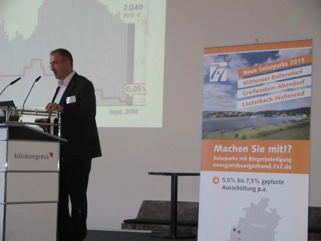 Andreas Mankel hält auf der Messe Grünes Geld einen Vortrag zum Thema