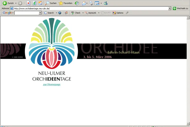 Neu-Ulmer Orchideentage sind online Bild: Neu-Ulmer Orchideentage sind online