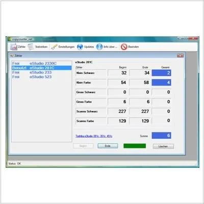 Bild: Einfaches erfassen der Kopien, Drucke und Scanns in Copyshops