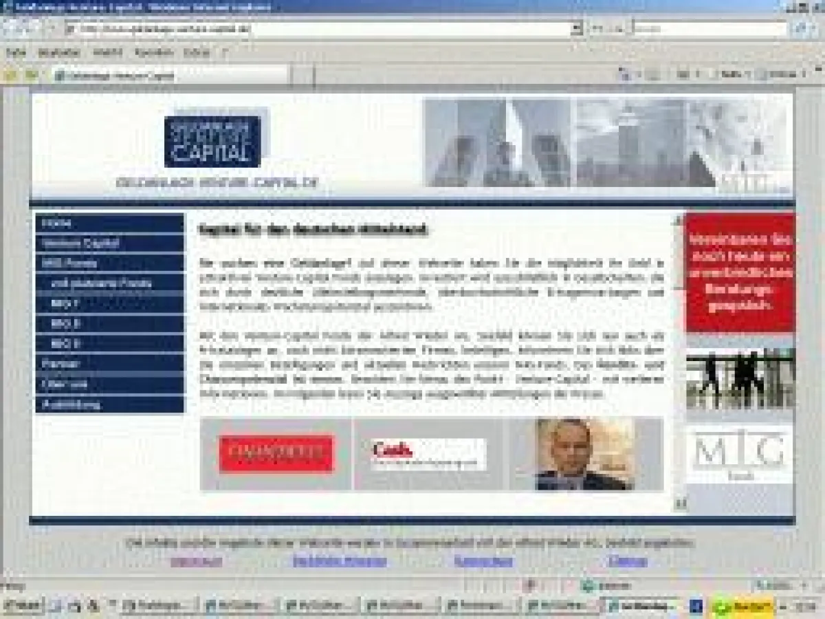 Webseite geldanlage-venture-capital.de