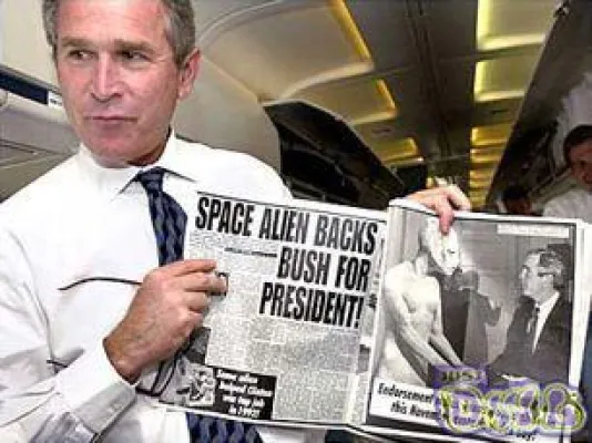 Bild: George Bush Senior: 'Amerikaner können die UFO-Wahrheit nicht ertragen!'
