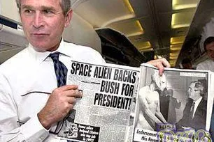 Bild: George Bush Senior: 'Amerikaner können die UFO-Wahrheit nicht ertragen!'