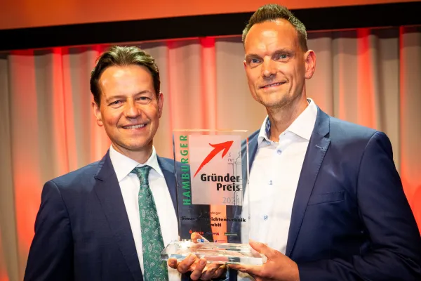 Bild: Sinus Nachrichtentechnik gewinnt Hamburger Gründerpreis 2024 in der Kategorie „Aufsteiger“ 