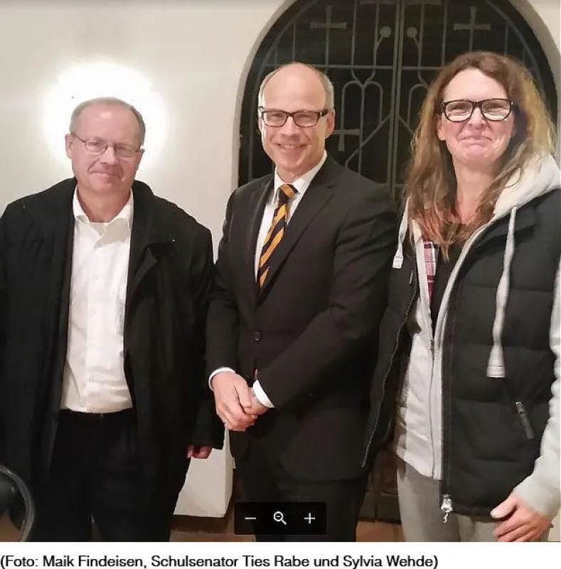Maik Findeisen, Ties Rabe und Sylvia Wehde
