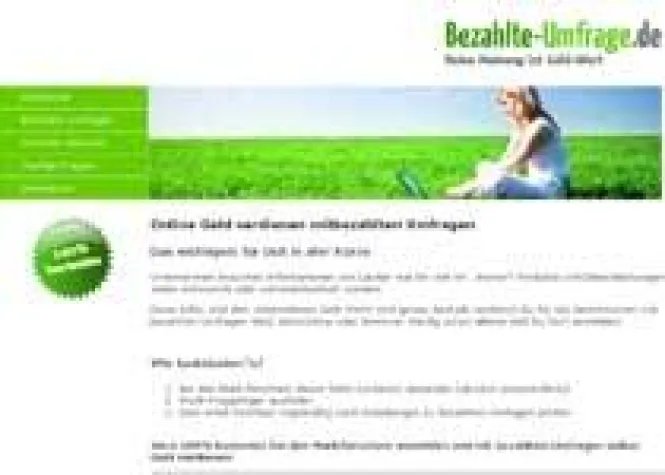 Bild: Bezahlte-Umfrage.de – Neue Informationsseite zu Meinungsumfragen