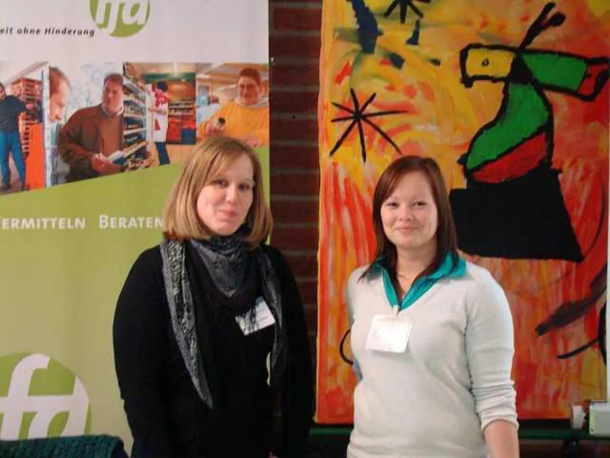 Ina Hüffer & Sylvia Langer (v.l,)