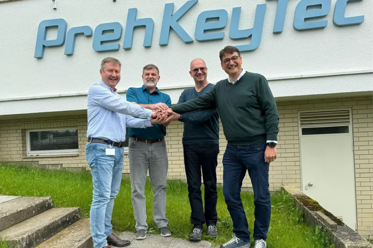 Neuer Gesellschafter: PrehKeyTec Geschäftsführer beweist Vertrauen in Strategie und Mitarbeiter Bild: Neuer Gesellschafter: PrehKeyTec Geschäftsführer beweist Vertrauen in Strategie und Mitarbeiter