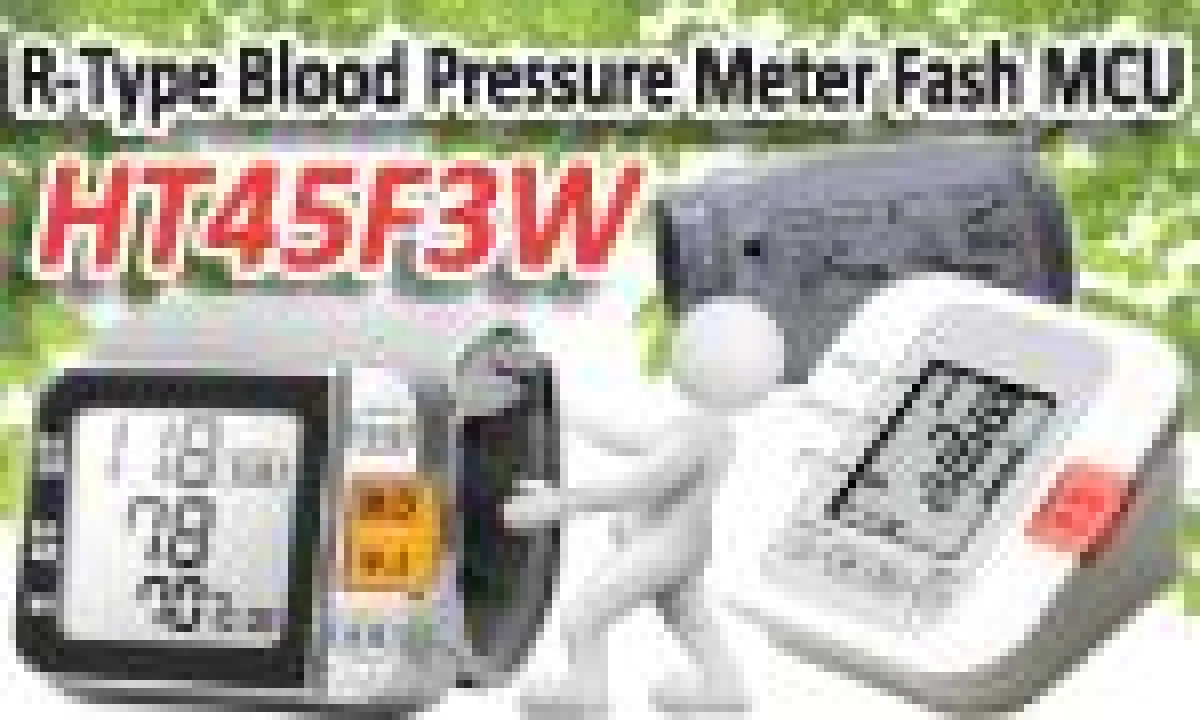 Blutdruckmessgerät-Flash-Controller HT45F3W von Holtek