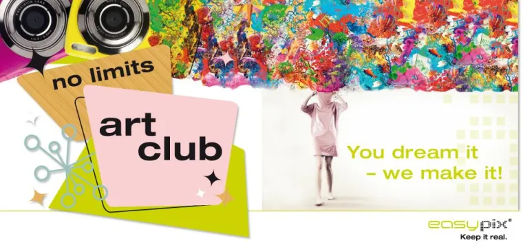 Bild: Easypix No Limits Art Club - Ihre individuelle Digitalkamera oder Camcorder!
