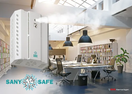 Bild: Sicherheit nach dem Lockdown 2.0 –  SANY SAFE als hocheffizienter Unterstützer für Ihr Hygienekonzept