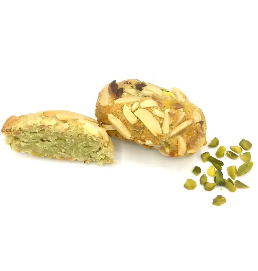 saftige Pistazien-Mandelgebäck-Bollars: lactose- und glutenfrei | Bild: my-own-coffee