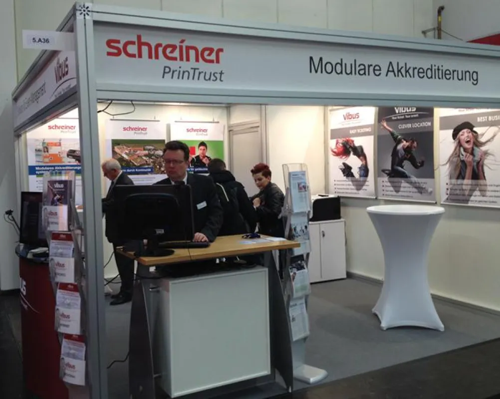 Gemeinschaftsstand SWH und Schreiner PrinTrust