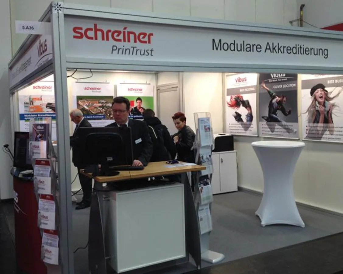 Gemeinschaftsstand SWH und Schreiner PrinTrust