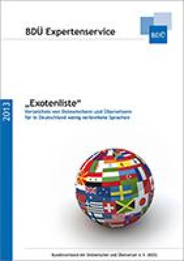 Die Exotenliste 2013 hilft bei der Suche nach Übersetzern für seltenere Sprachen.