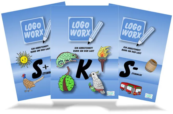 Weitere Arbeitshefte aus der LogoWorx-Reihe erschienen Bild: Weitere Arbeitshefte aus der LogoWorx-Reihe erschienen