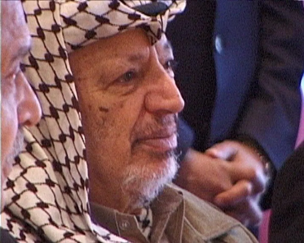 der berümteste Kifaya Träger: Yassie Arafat - quelle Wikipedia