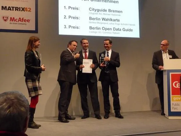 Bild: CITYGUIDE AG gewinnt Wettbewerb Apps4Deutschland mit Cityguide Bremen