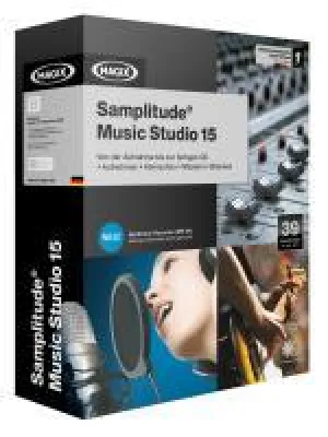Bild: Das neue Samplitude Music Studio 15 von MAGIX bringt professionelle Studioatmosphäre auf den PC