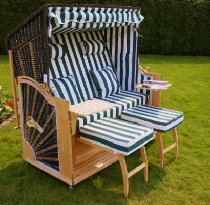 Bild: Exclusiv-Home.de Aktuell: Strandkorb Hamburg wieder im Programm