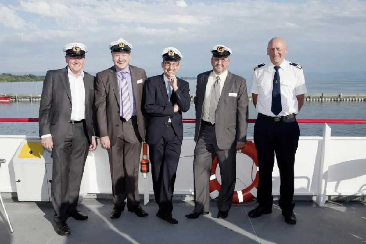 40 Jahre futronic: Steuermänner an Bord. (Foto: futronic/Lisa Berger)