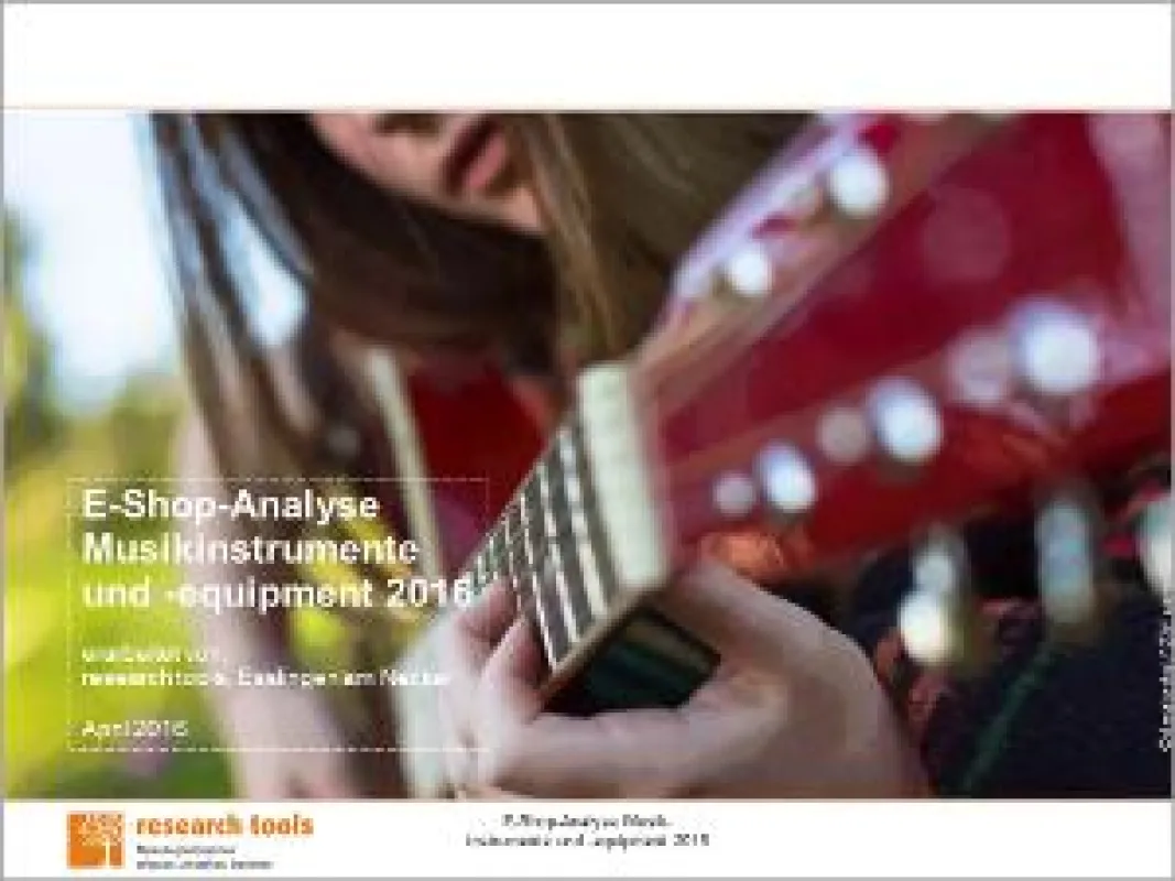 E-Shop-Analyse Musikinstrumente und -equipment 2016