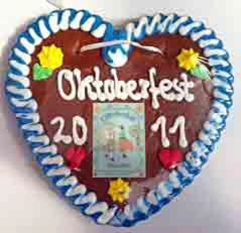 Kirmesherz, Lebkuchenherz mit Oktoberfestlogo