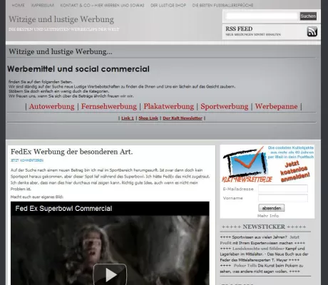 Das beste, neueste und lustigste aus der Welt der Werbung Bild: Das beste, neueste und lustigste aus der Welt der Werbung