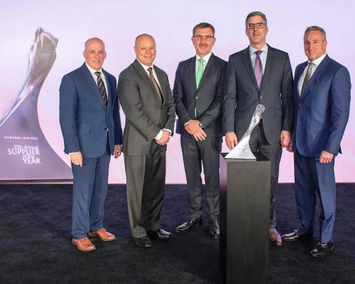 Bild: Bühler Motor von General Motors als Lieferant des Jahres 2018 ausgezeichnet